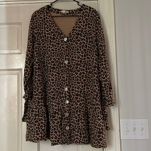Cheetah Print Dress